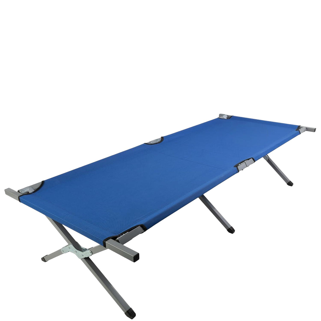 Marching Bed Outdoor Camping Bed, Foldable Lightweight Bed, Portable Camping Bed With Portable Bag, Suitable For Adult Hiking And Hunting Trips Blue