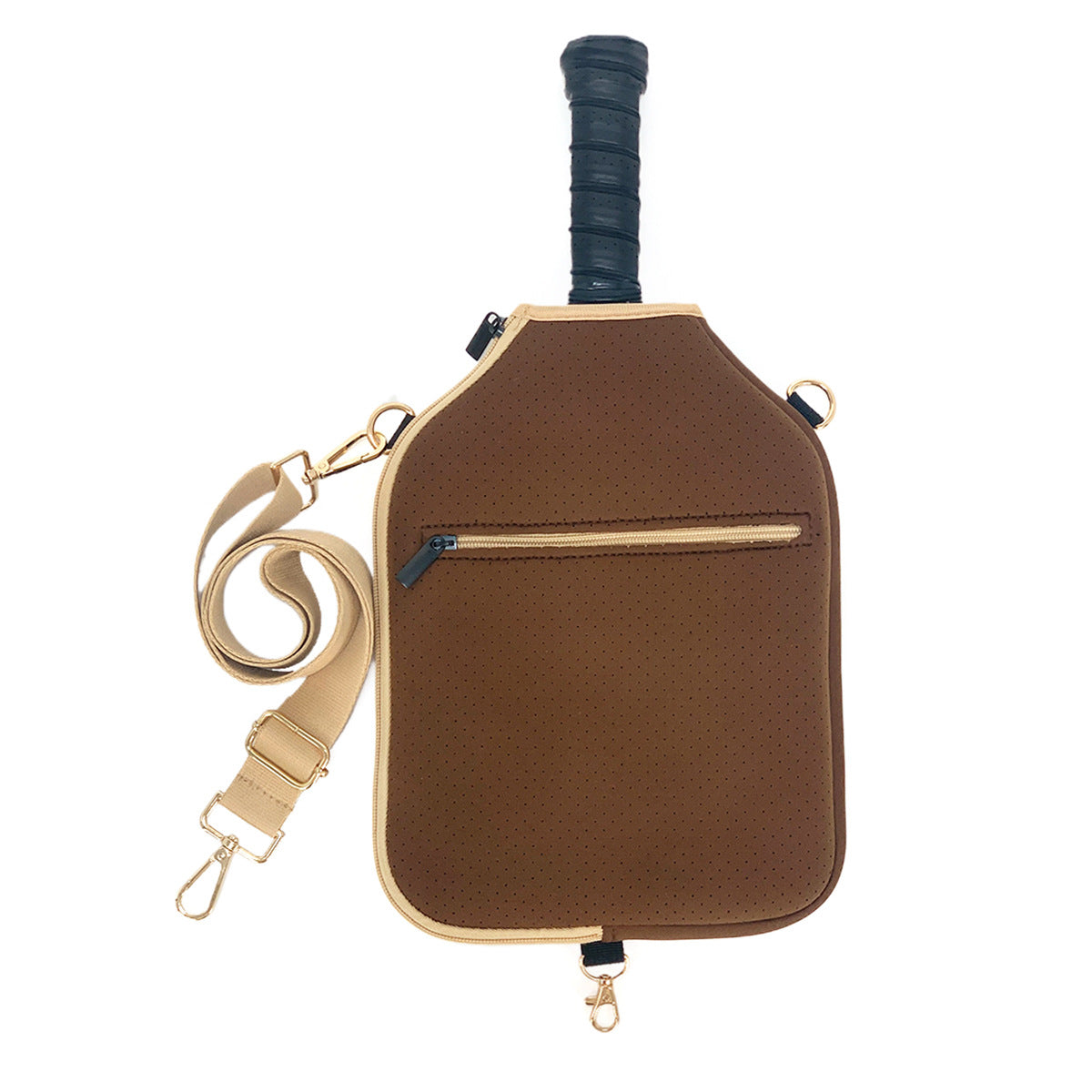 Diving-material Strap With Hook Single-shoulder Crossbody Pickleball Racket Bag