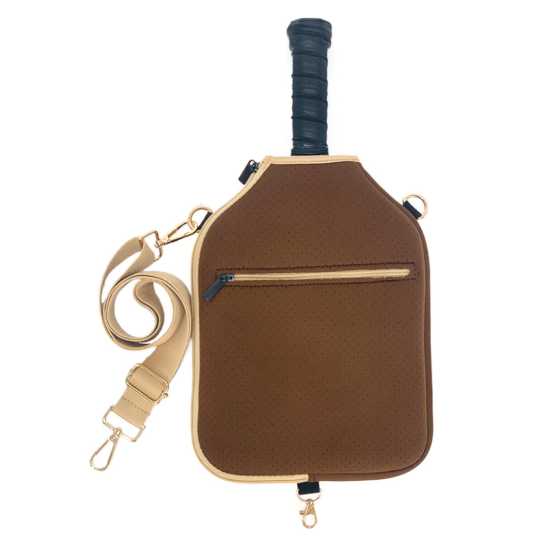 Diving-material Strap With Hook Single-shoulder Crossbody Pickleball Racket Bag