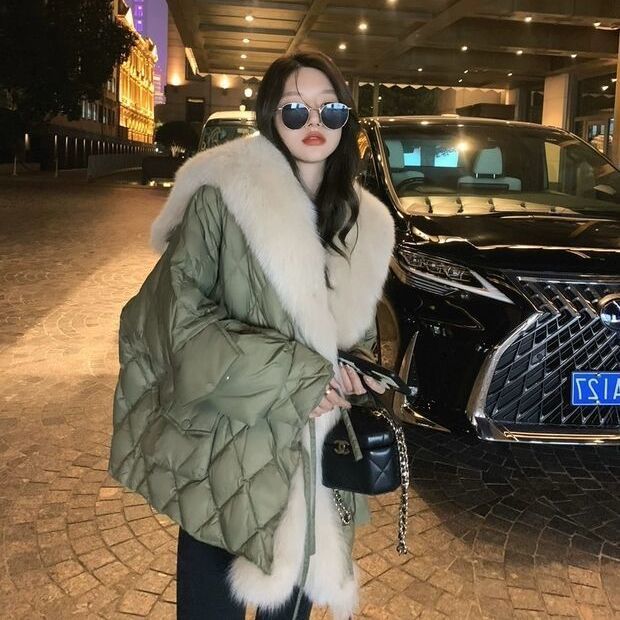 Fashion Cotton-padded Jacket Women's Mid-length