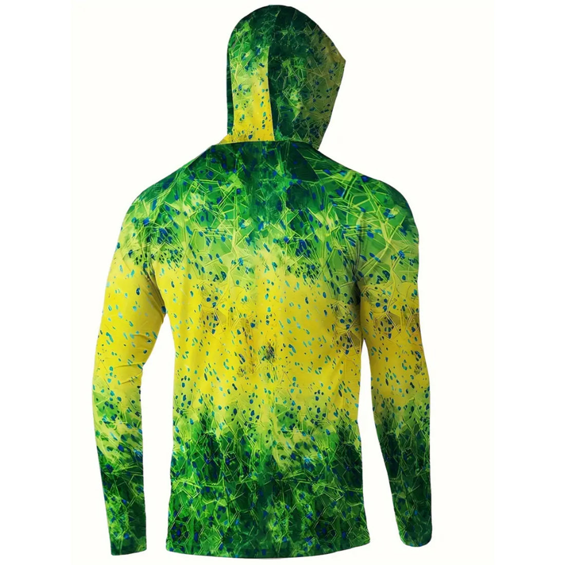 Fishing Hoodie Sailing Shirt Surfing Face Cover Neck Summer Men Long Sleeve Hunting Jersey Camisa De Pesca Performance Fish Gear Beach Tops Wear Climbing Uniform Angling