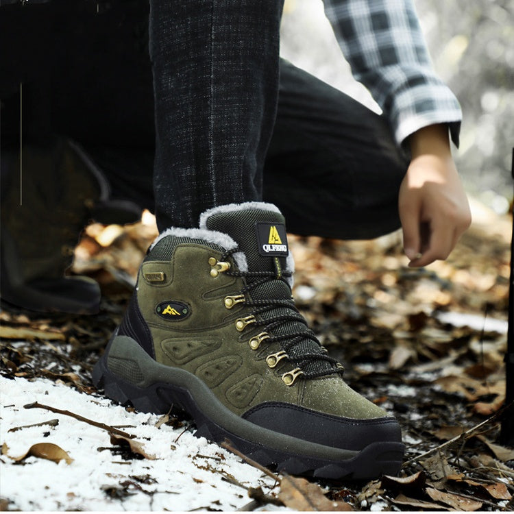 Outdoor High-top Hiking Waterproof Shoes