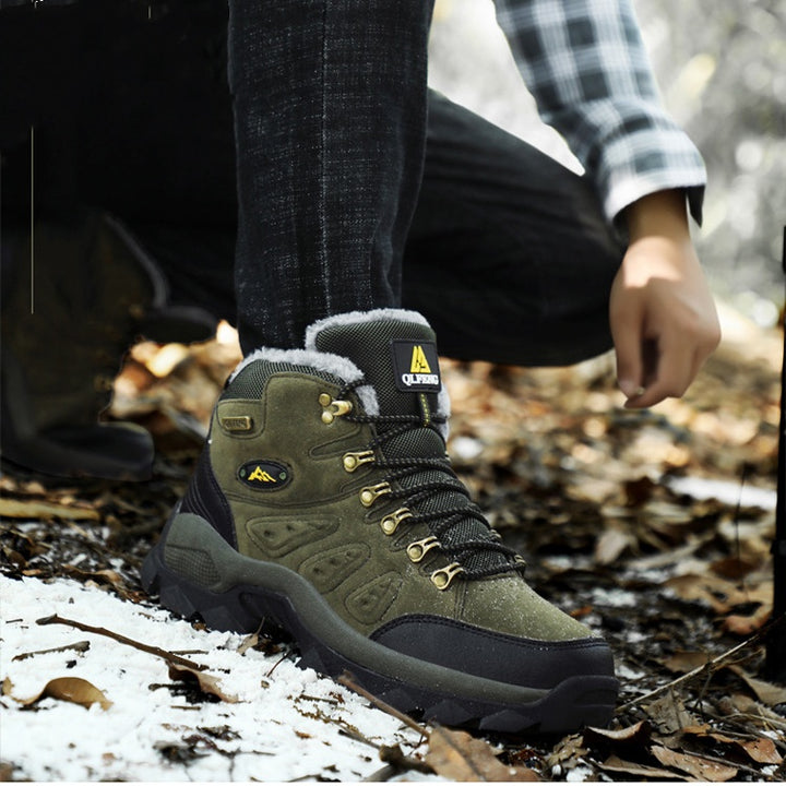 Outdoor High-top Hiking Waterproof Shoes