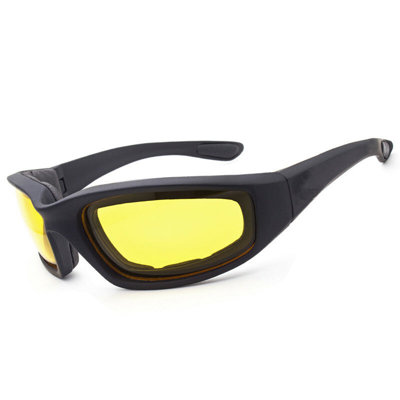 Chopper Cycling Sports Sunglasses For Men Wrap Around UV400 Protection For Cycling Fishing Driving Glasses Wind Resistant Biker Goggles