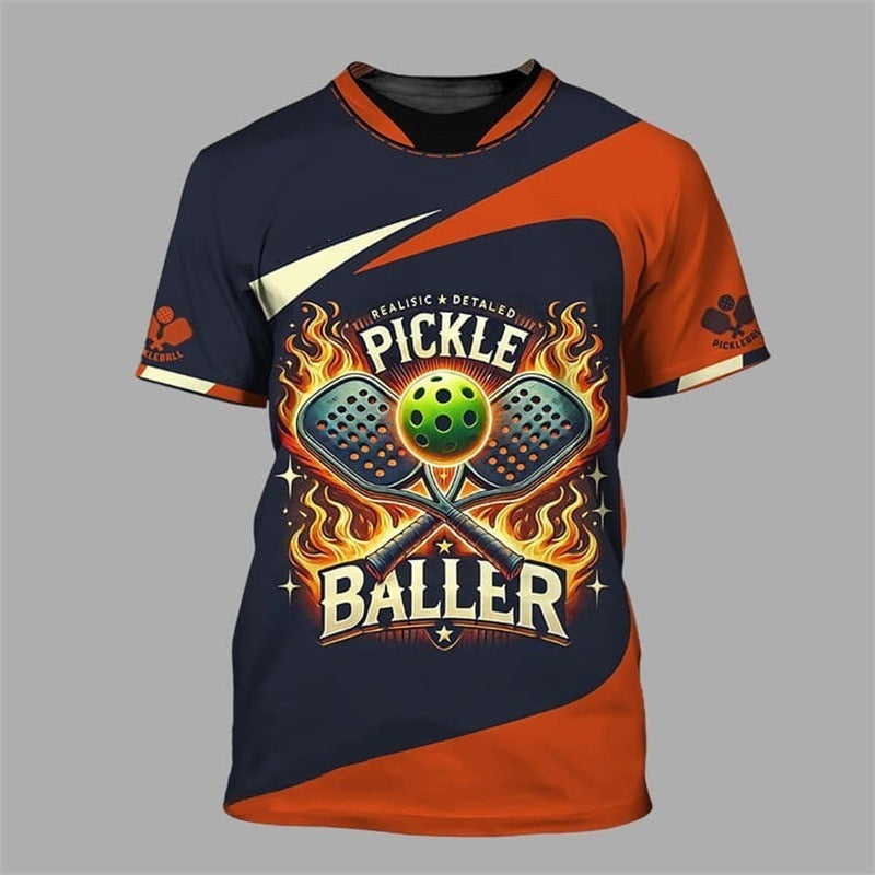 Mens Fashionable Pickleball T-Shirt