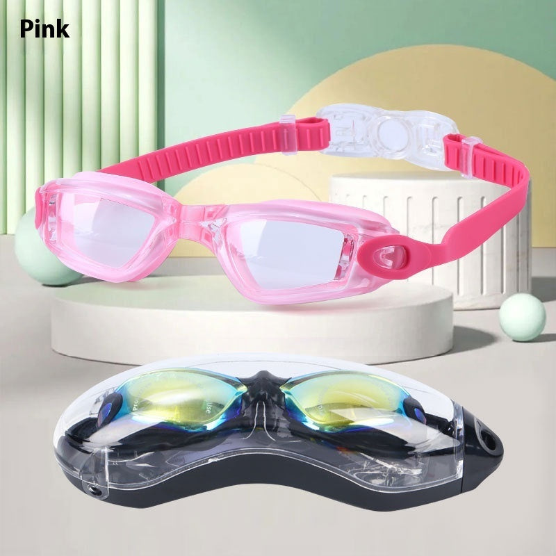Children's Large Frame Anti-fog Swimming Goggles