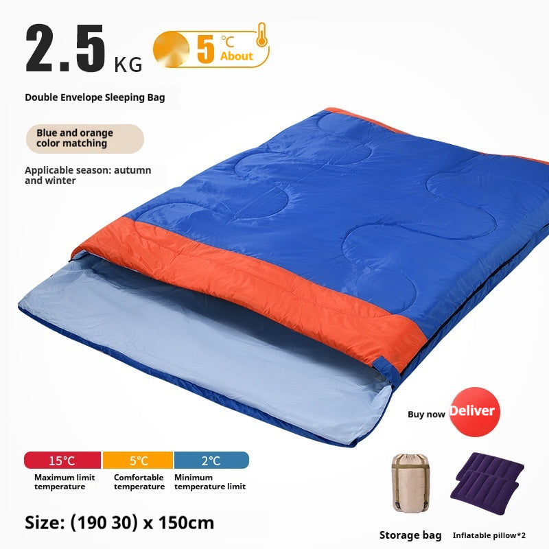 Outdoor Camping Thickened Warm-keeping Sleeping Bag