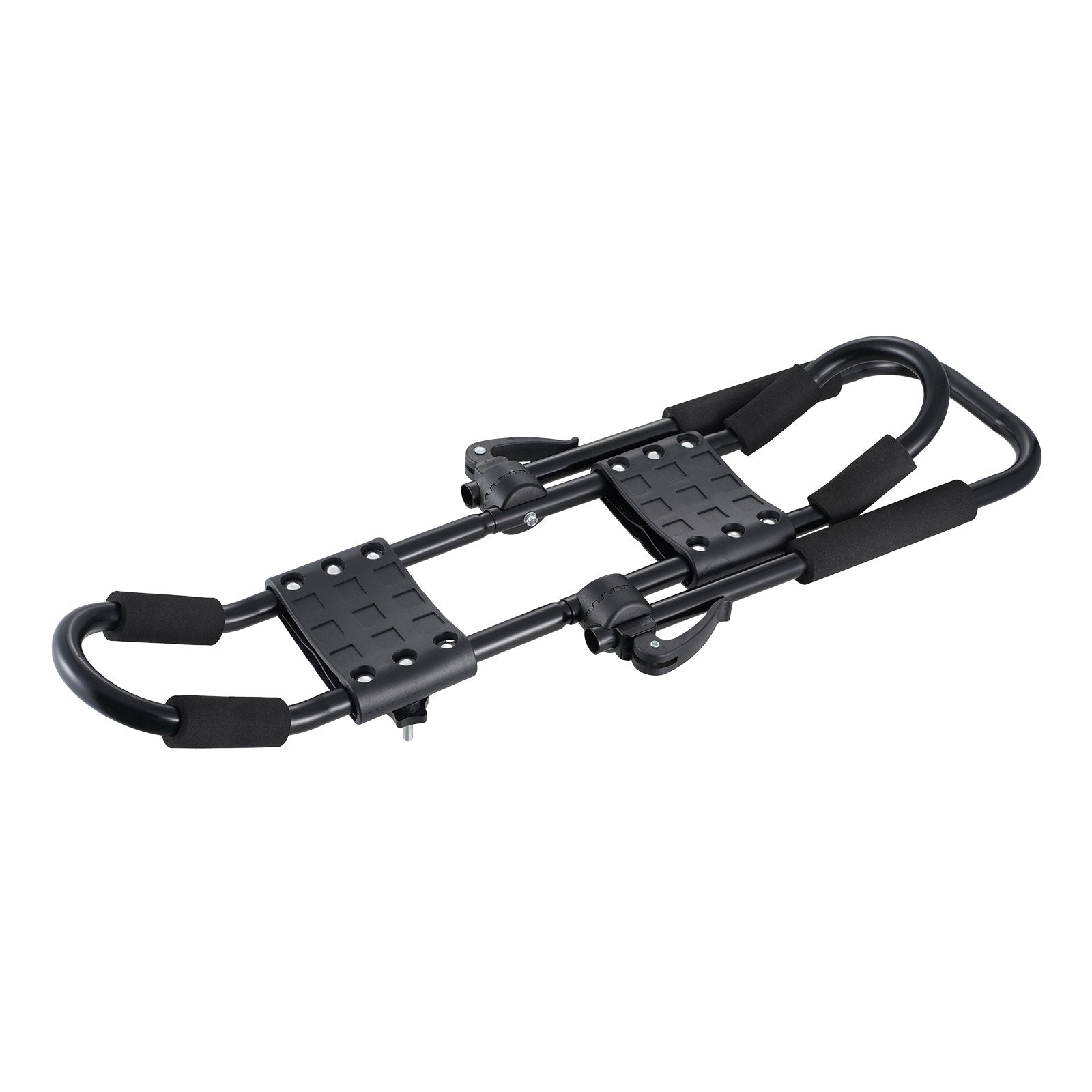 Kayak Roof Rack 1 Pair J-Bar, Soft Roof Rack, Top Mount Tie Down, Carrier For Kayak, Surf Board, Canoe, SUP, Ski Board, Mount On Car, SUV, Truck, 2 Kayaks
