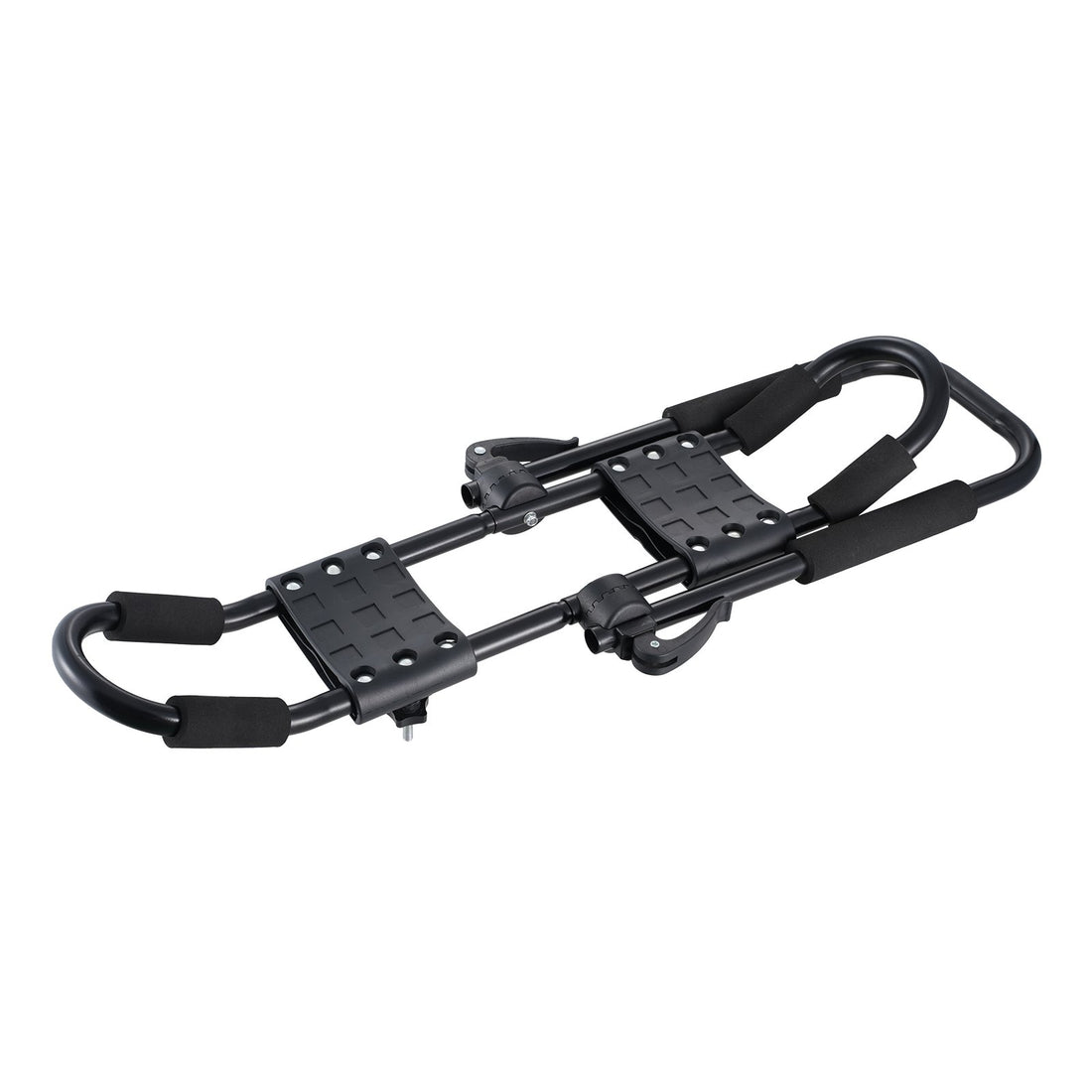 Kayak Roof Rack 1 Pair J-Bar, Soft Roof Rack, Top Mount Tie Down, Carrier For Kayak, Surf Board, Canoe, SUP, Ski Board, Mount On Car, SUV, Truck, 2 Kayaks