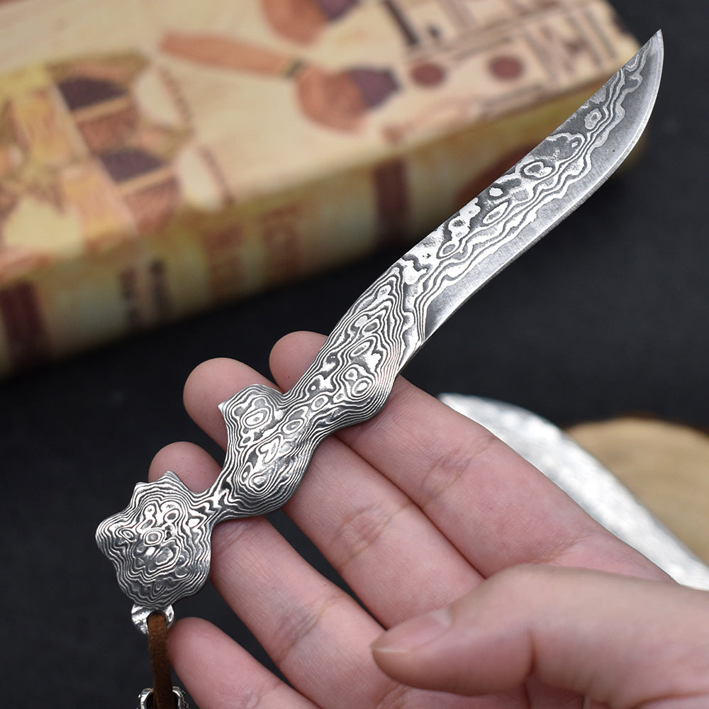 Outdoor Camping Hunting Tactics Self Defense Rescue High Hardness.Survival Practical Fruit Knife