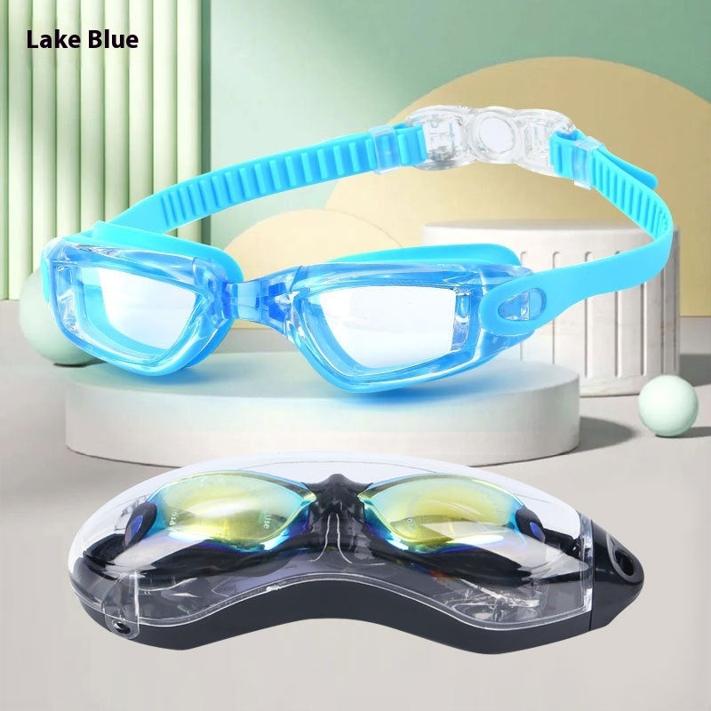 Children's Large Frame Anti-fog Swimming Goggles