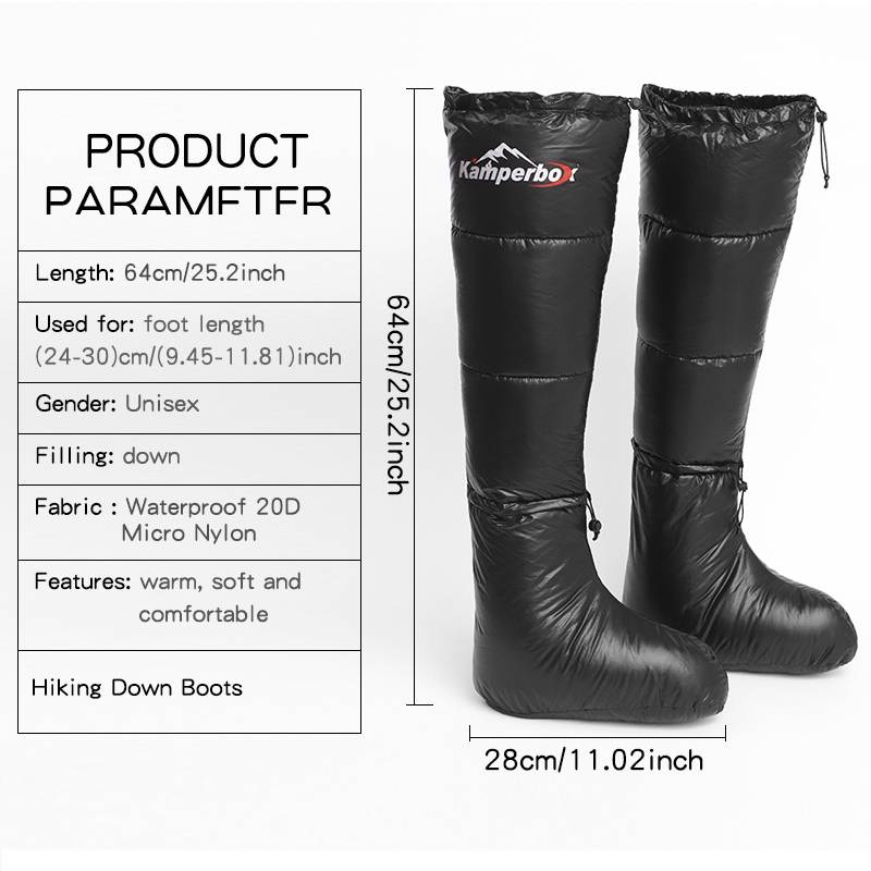 Camping Down Socks Sleeping Bag Socks Kamperbox Sleeping Bag Down Boots