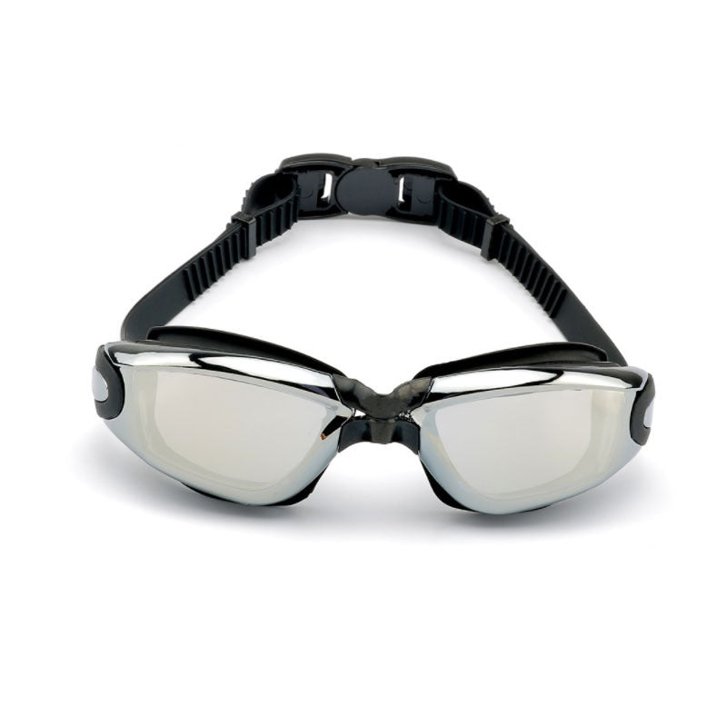 Professional Silicone Swimming Anti-fog Electroplating Goggles