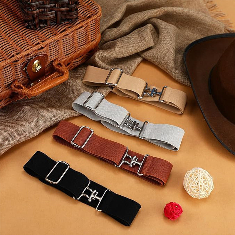 Elastic Shark Buckle Equestrian Elastic Elastic Belt