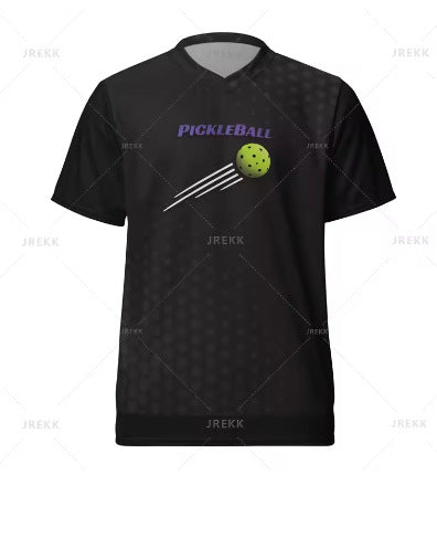 Mens 3D-Printed Pickleball T-Shirt For Summer And Spring Sports