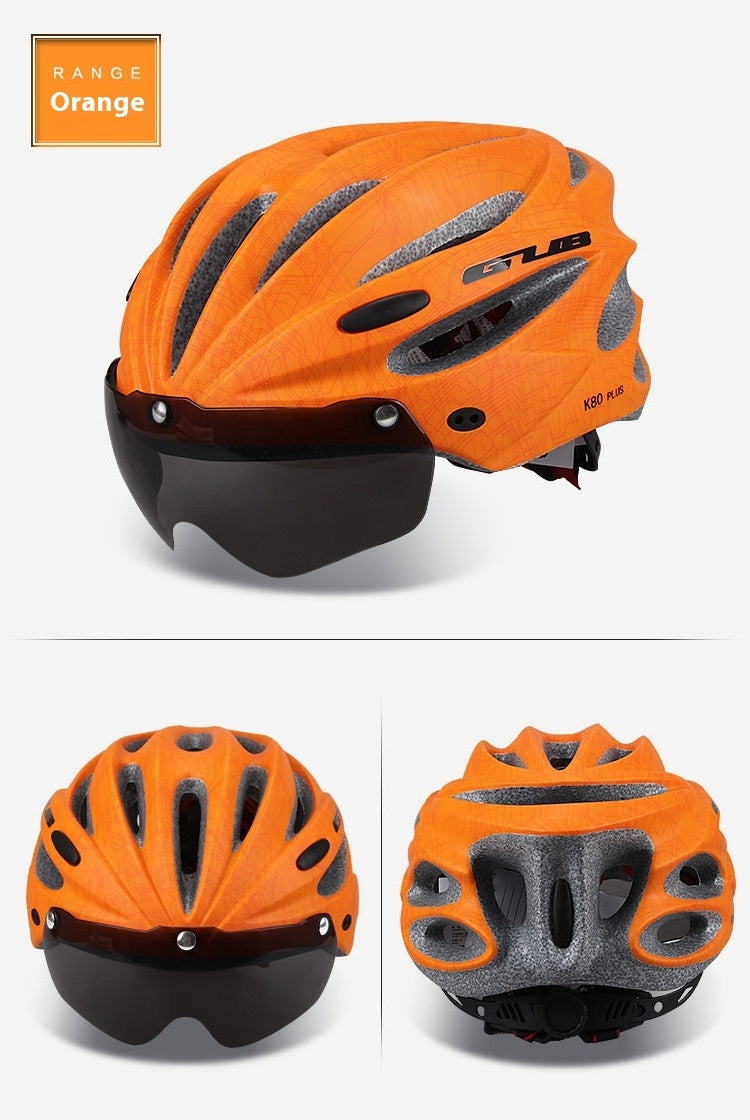 Mountain Bike Magnetic Goggles Helmet