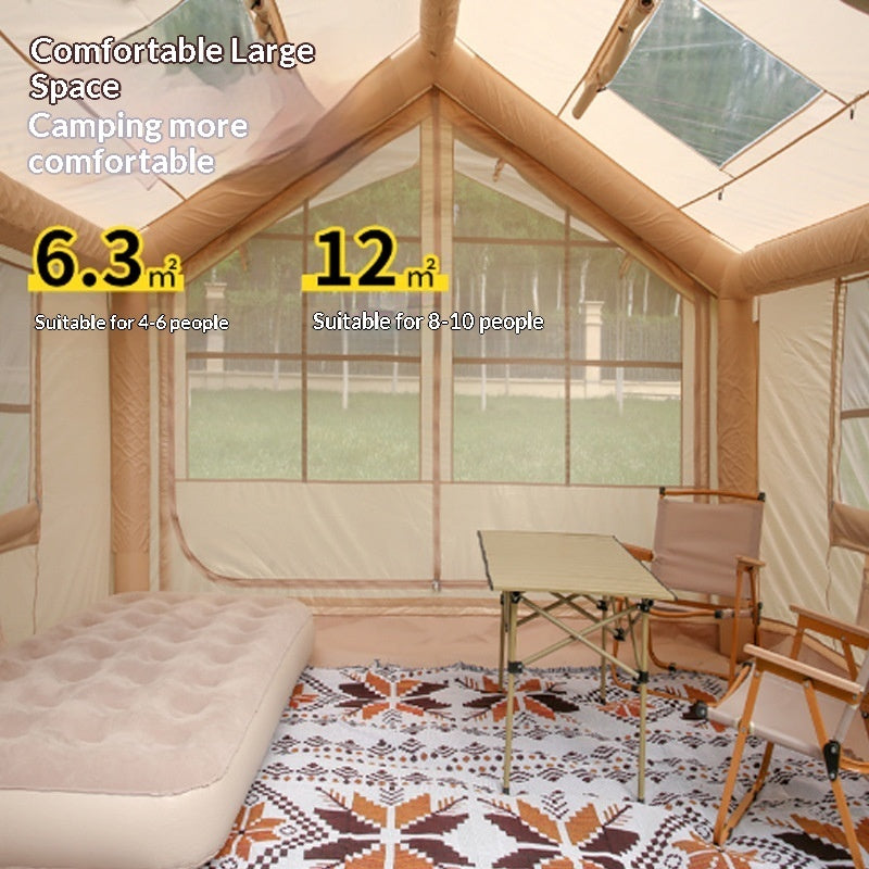 Warmth-Enhanced Thickened Camping Inflatable Tent