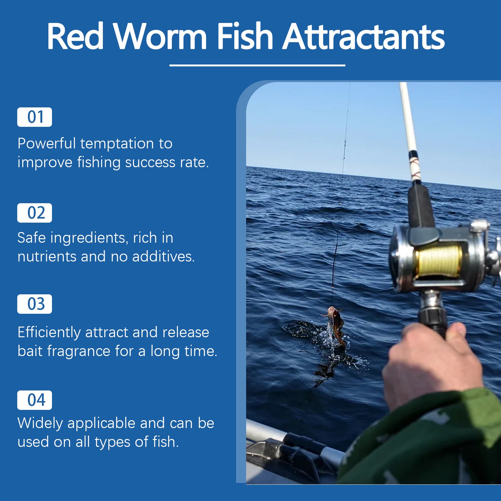 Red Worm Formula Bait Food Lure Additive