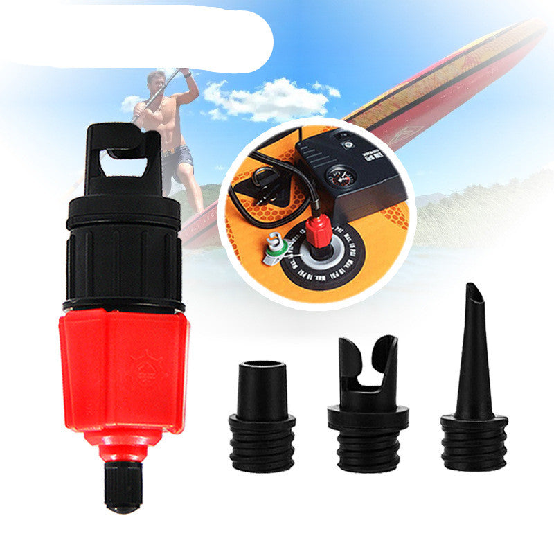 SUP Surfing Paddle Board Air Valve Adapter Multi Joint
