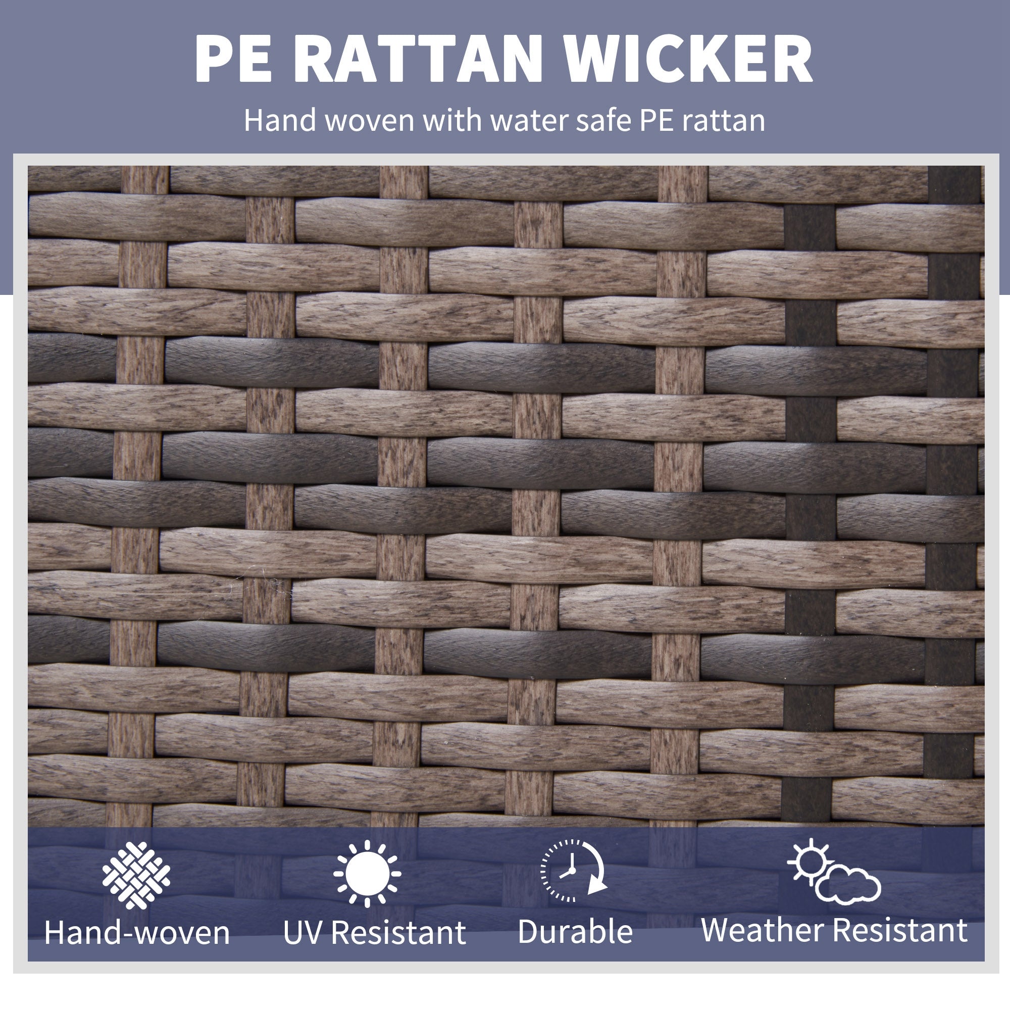 Outdoor Recliner Chair with Cushion