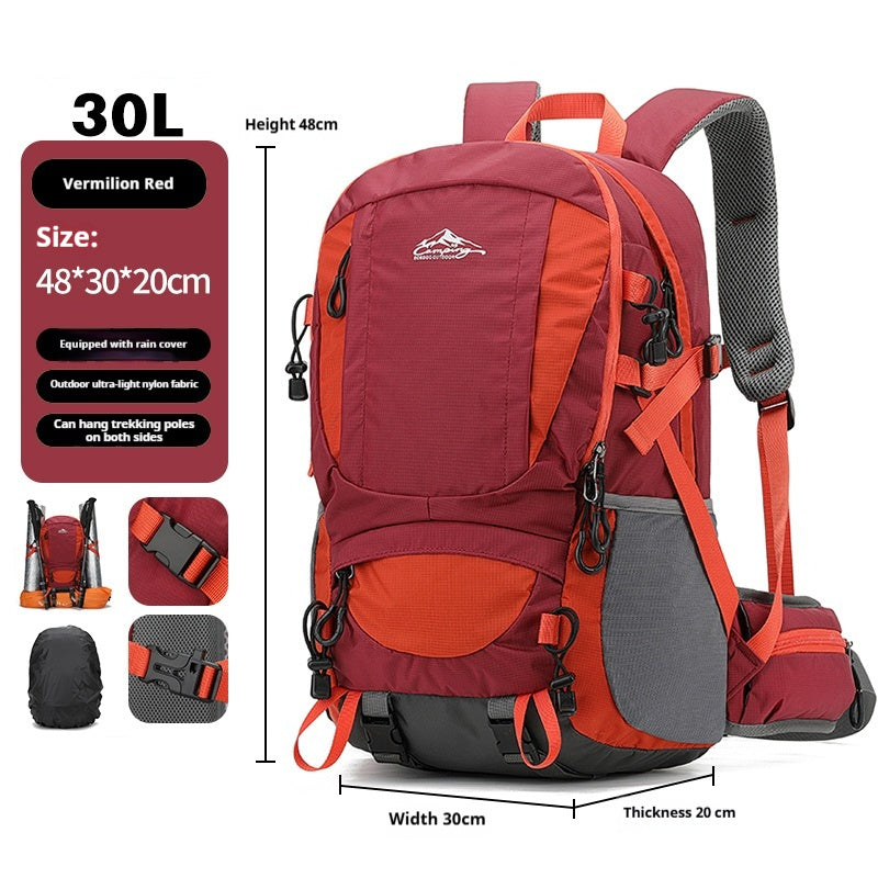 Men's Large Capacity Lightweight Hiking Backpack