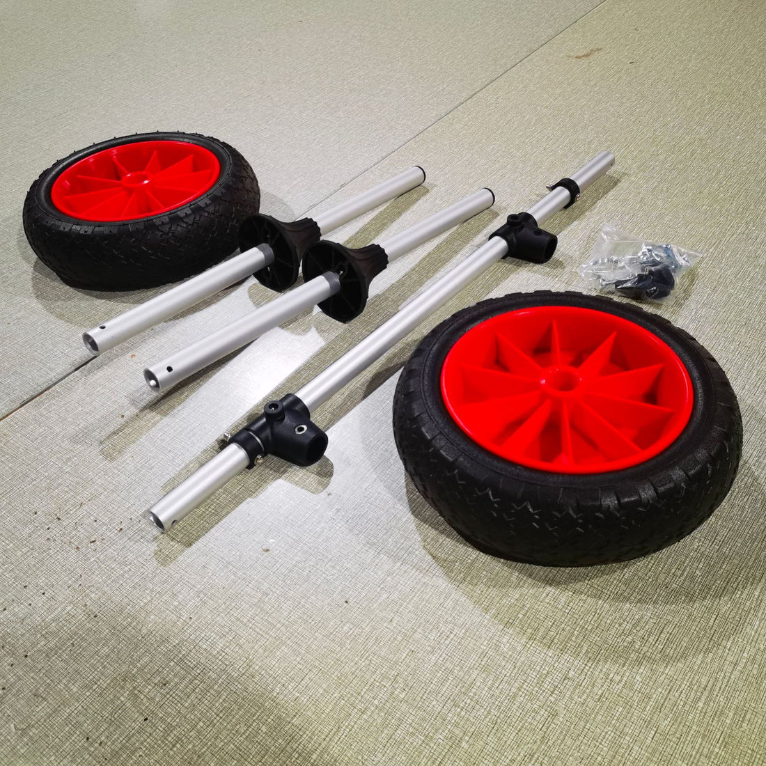 Foldable Kayak Upright Plug-in Pole Platform Beach Trailer