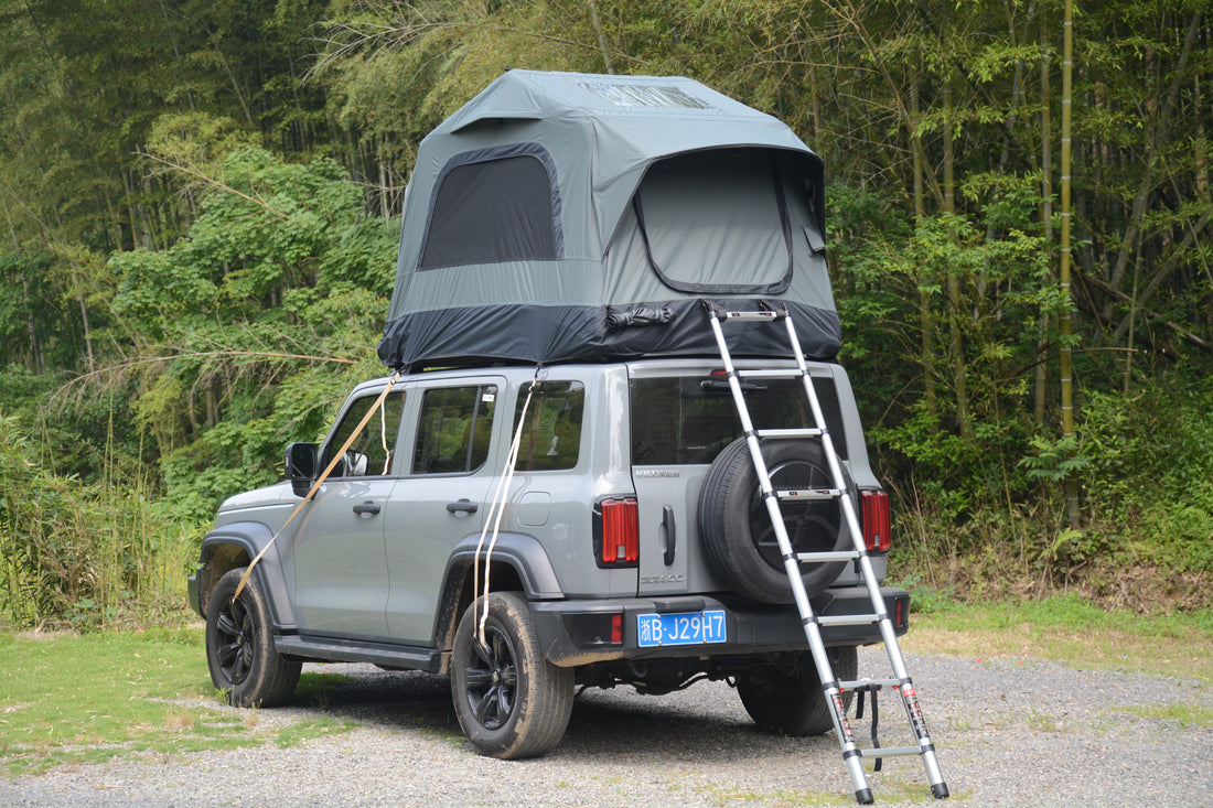Truck Roof Tent, Car SUV Roof Tent Inflatable,Roof Top Tent Camping For 2 Person,Easy To Set Up