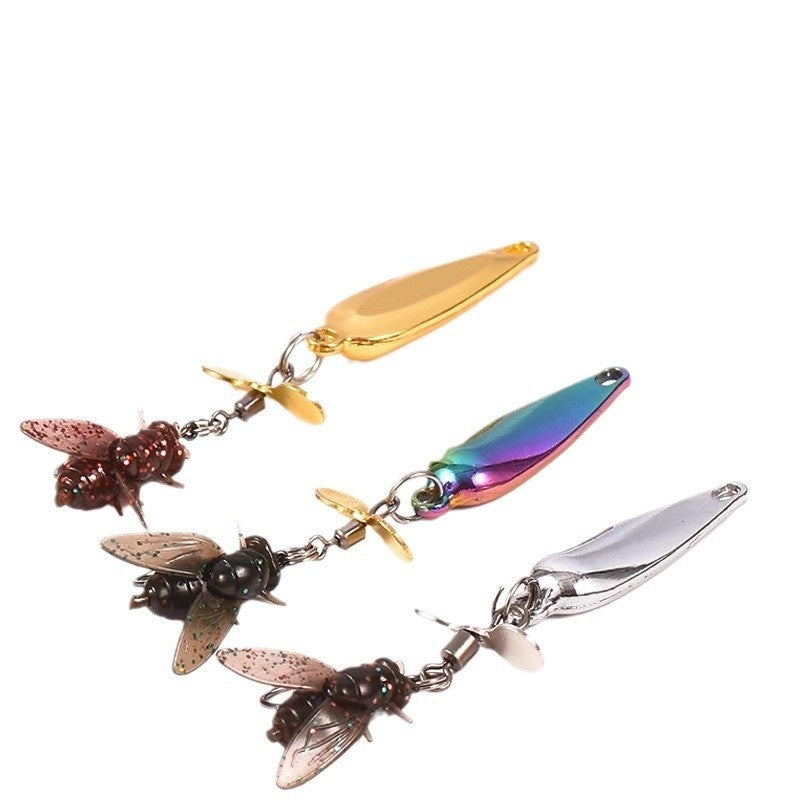 Fly Lure Hook Rotating Propeller Micro Suit