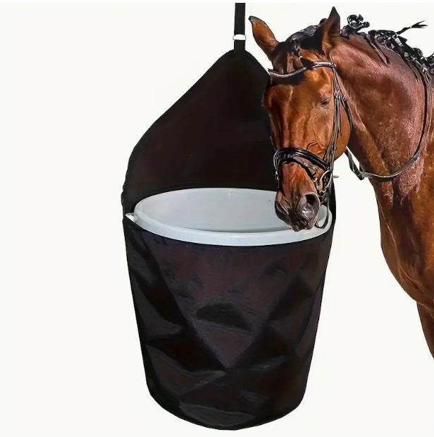 Horse-drawn Trailer Water Bucket Hanging Storage Horse Feed Bag For Farm Use
